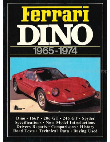 FERRARI DINO 1965-1974 ( BROOKLANDS), Boeken, Nieuw