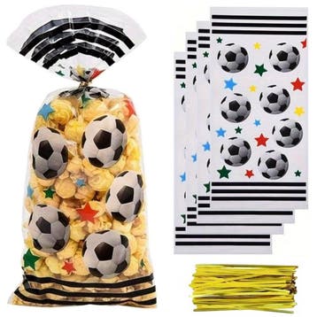 Fako Bijoux - Uitdeelzakjes Voetbal Sterren - 12.5x27.5cm -, Verzenden, Nieuw