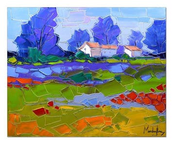 Caroline Mandrafina - Pfleger  Les arbres bleus