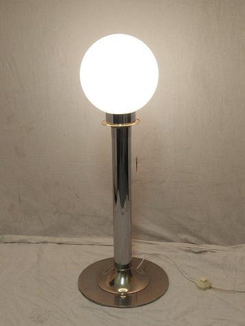 Lamp - Staal - Vloerlamp in twee kleuren
