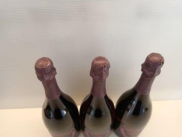 2010 Dom Pérignon - Champagne Rosé, Brut - 3 Flessen (0.75, Nieuw