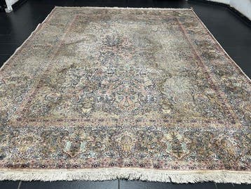 Kasjmier zijde - Vloerkleed - 370 cm - 280 cm, Huis en Inrichting, Stoffering | Tapijten en Vloerkleden, Nieuw