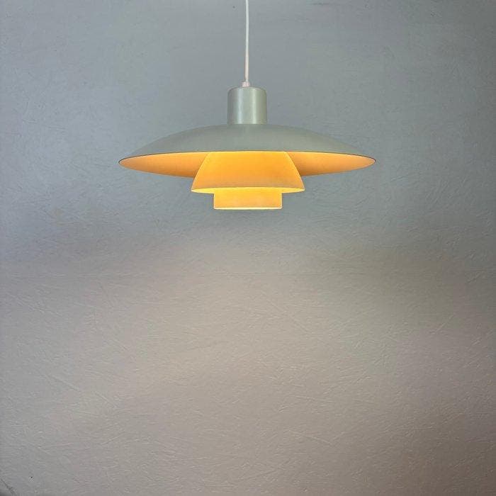Poul Henningsen - Plafondlamp - PH 4/3 - Aluminium, Antiquités & Art, Antiquités | Éclairage