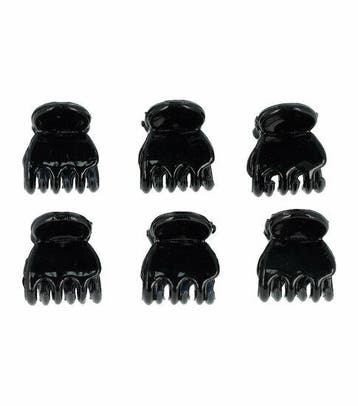 Haarspeld Haarklemmen 1,5cm – Basic – Zwart – Set van 6, Nieuw
