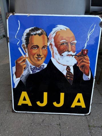 warland - AJJA - Emaille plaat - Emaille