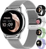 Maoo Ventura AMOLED Smartwatch Dames - RVS en 4x Siliconen, Handtassen en Accessoires, Smartwatches, Verzenden, Zo goed als nieuw