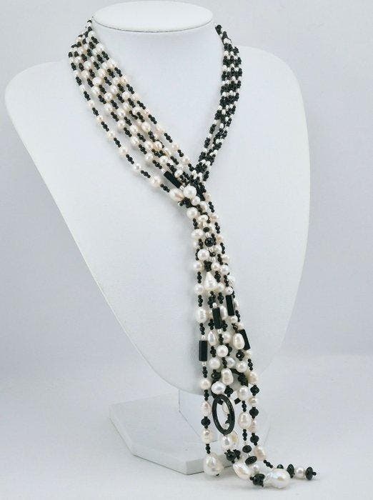 Onice - Collier - Perles cultivées asiatiques, Collections, Collections Animaux