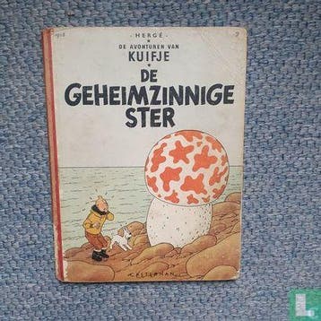 Kuifje - De geheimzinnige ster  - 1958, Eén stripboek, Verzenden, Gelezen, Remi, Georges.