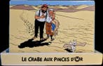 Tintin (Hergé) - Article décoratif, Plateau à fleurs