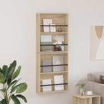 vidaXL Tijdschriftenrek 2 pcs Sonoma Eik 60 x 12 x 70 cm, Verzenden, Nieuw
