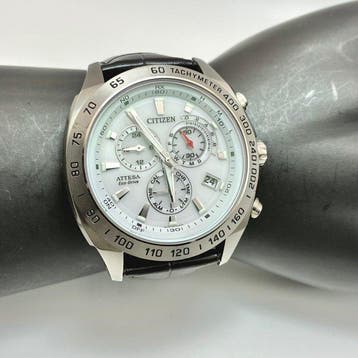 Citizen - Attesa JDM Eco-Drive Radio-Controlled Titanium, Nieuw