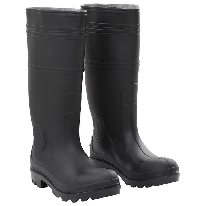 vidaXL Regenlaarzen maat 39 PVC zwart, Watersport en Boten, Hengelsport | Algemeen, Nieuw, Verzenden