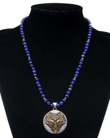 Lapis lazuli - Totem Loup, Spirituele gids - Intelligentie,