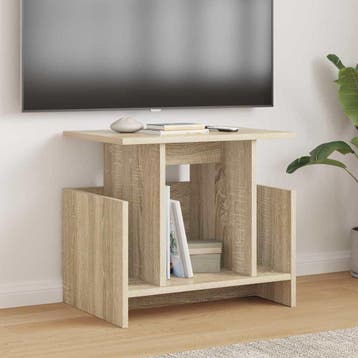vidaXL TV Stand 2 st Sonoma Eik Bewerkt hout, Verzenden, Nieuw