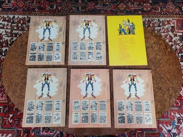 Lucky Luke 1, 2, 4, 5, 7 & 9 - 6 Album - Herdruk - 1964/1969