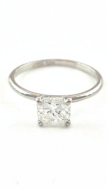 Bague de fiançailles - 14 carats Or blanc - 1.01ct. tw., Bijoux, Sacs & Beauté
