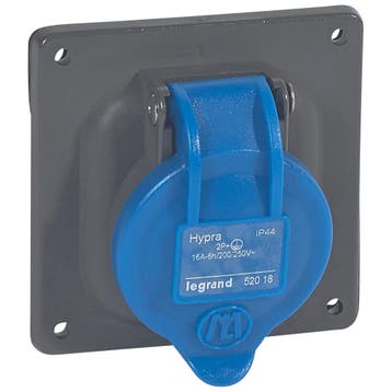 Prise encastrée Legrand 230V 16A 4P IP44 Hypra - 052019, Verzenden, Nieuw