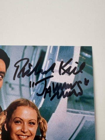 Double signed Richard Kiel (+) as Jaws and Blanche Ravalec, Nieuw