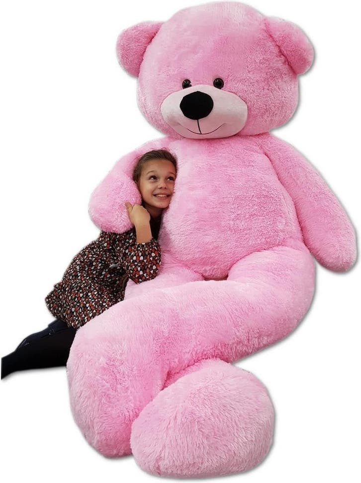 Knuffelbeer Roze 220cm XXL - 59% korting, retour deal!, Kinderen en Baby's, Speelgoed | Knuffels en Pluche, Gebruikt, Beer, Verzenden