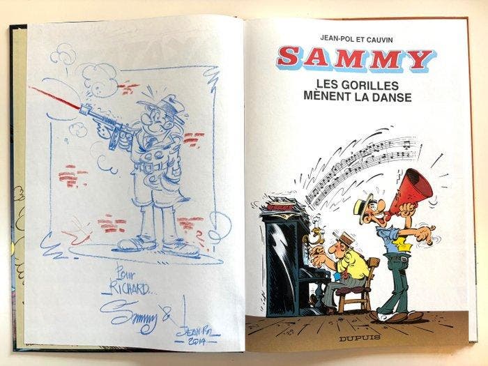 Sammy T35 + dédicace couleur - C - 1 Album - Eerste druk -, Livres, BD