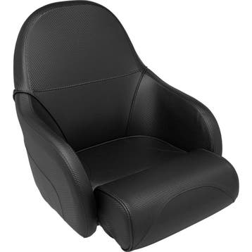 Flip Up Bootstoel 58x57x66cm Carbon Look Zwart, Ophalen of Verzenden