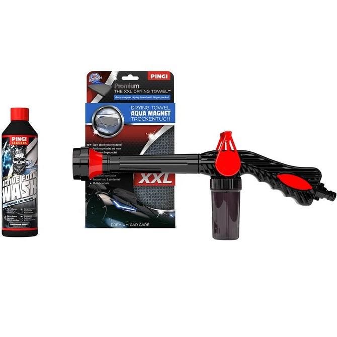 Pingi Car Care Schoonmaakset Aquablaster 3-delig, Auto diversen, Onderhoudsmiddelen, Verzenden