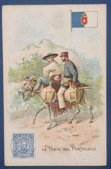Italië - Diversen, Wereld, Postkantoor, Stad en Landschap,, Verzamelen, Gelopen