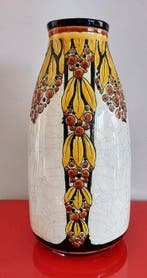Keramis Boch - Charles Catteau - Vaas - Aardewerk - Art Deco, Antiquités & Art