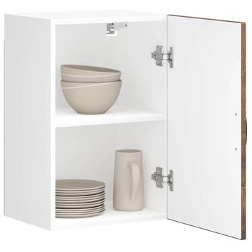 vidaXL Keukenbovenkast Lucca bewerkt hout gerookt, Verzenden