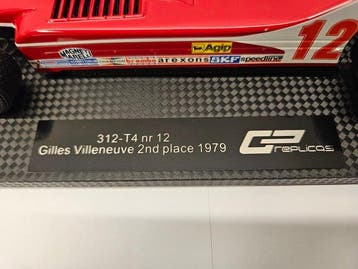 GP Replicas 1:18 - Model sportwagen - Ferrari 312-T4 #12, Nieuw