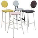 4x Barstool Mix By Puik Design - Barkruk, Verzenden, Zo goed als nieuw, Leer, 90 cm of meer