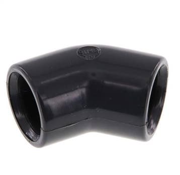 Raccord coudé PVC 45deg 16x23mm [5 pièces], Verzenden