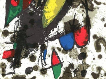 Joan Miro (1893-1983) - Composition, 1975