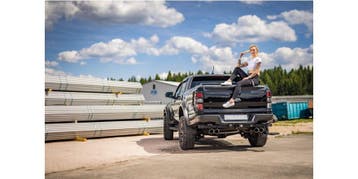 FOX Ford Raptor - dubbele cabine einddemper uitgang rechts/l, Verzenden