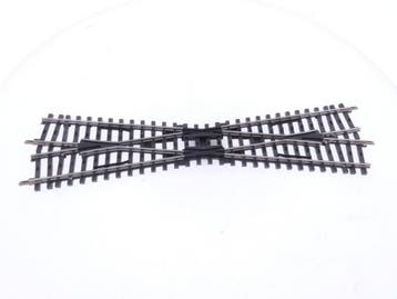 Schaal H0 Märklin 2257 K-rails kruising lengte 225 mm #7699, Ophalen of Verzenden, Rails