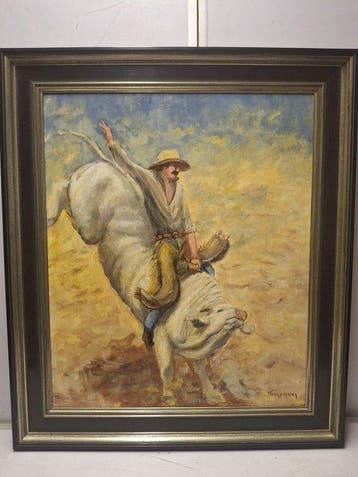 Toon van Asten (1942) - Gevecht met de stier