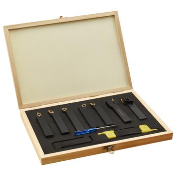 vidaXL 12-delige Draaigereedschapsset indexeerbaar 100 mm, Doe-het-zelf en Bouw, Verzenden, Nieuw