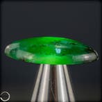 Natuurlijke smaragd cabochon – zeldzame groene transparantie