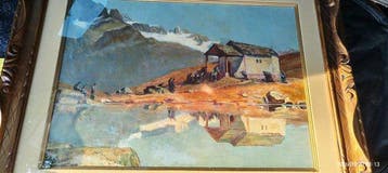 École italienne (XX) - Cappella del Lago Nero a Zermatt