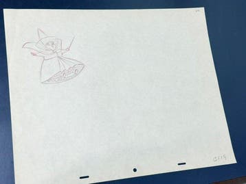 Walt Disney - Originele animatietekening Merryweather -, Verzamelen, Nieuw