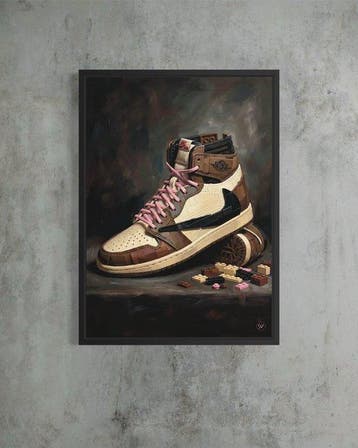 SDIMART - Nike Air Jordan 1 Cactus Jack Lego Art Bricks