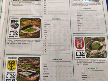 Panini WC München 74 Onbeschreven, + Spanish Edition Vulcano, Collections