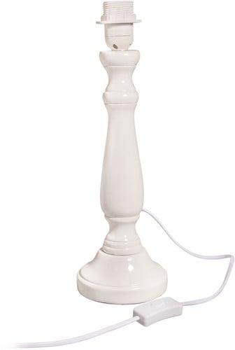 Keramieke lampenvoet Stockholm met kabel en schakelaar 39 cm, Nieuw