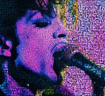 David Law - Purple King- Prince II - Format XL 60x60, Antiek en Kunst