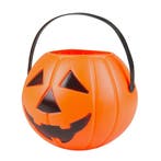 Halloween Pompoen Emmer Rond, Verzenden, Nieuw