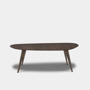 Tafel organisch eikenhout  Hout Onderstel  270x120, Nieuw