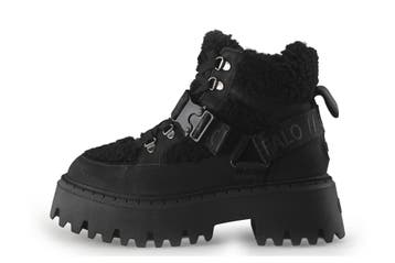 Buffalo Snowboots in maat 40 Zwart, Kleding | Dames, Verzenden, Zwart, Snowboots, Zo goed als nieuw