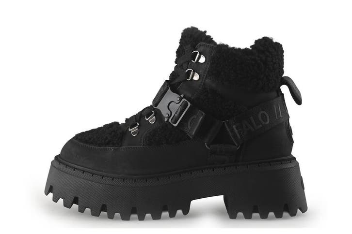 Buffalo Snowboots in maat 40 Zwart, Kleding | Dames, Schoenen, Zwart, Zo goed als nieuw, Snowboots, Verzenden