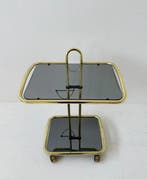 morex - Serveerwagen - Messing, Glas