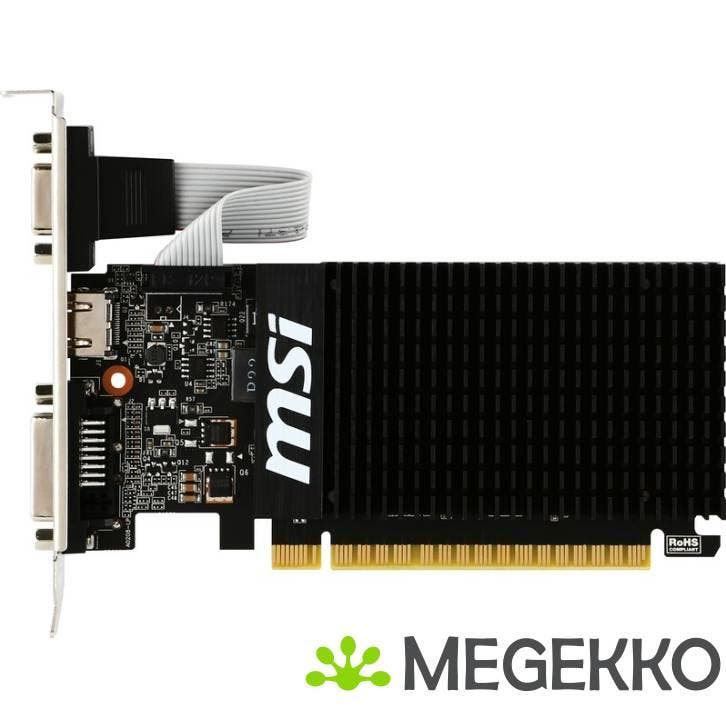 MSI GeForce GT 710 2GD3H LP, Computers en Software, Overige Computers en Software, Nieuw, Verzenden